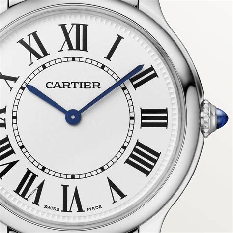 cartier mens watch round|cartier ronde must 36mm.